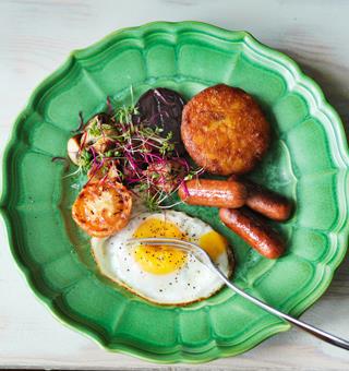 Full veggie brekkie